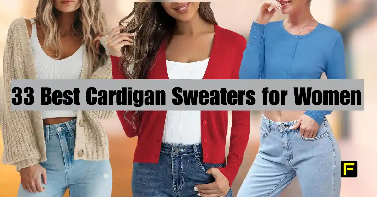33 Best Cardigan Sweaters for Women. Featured image.