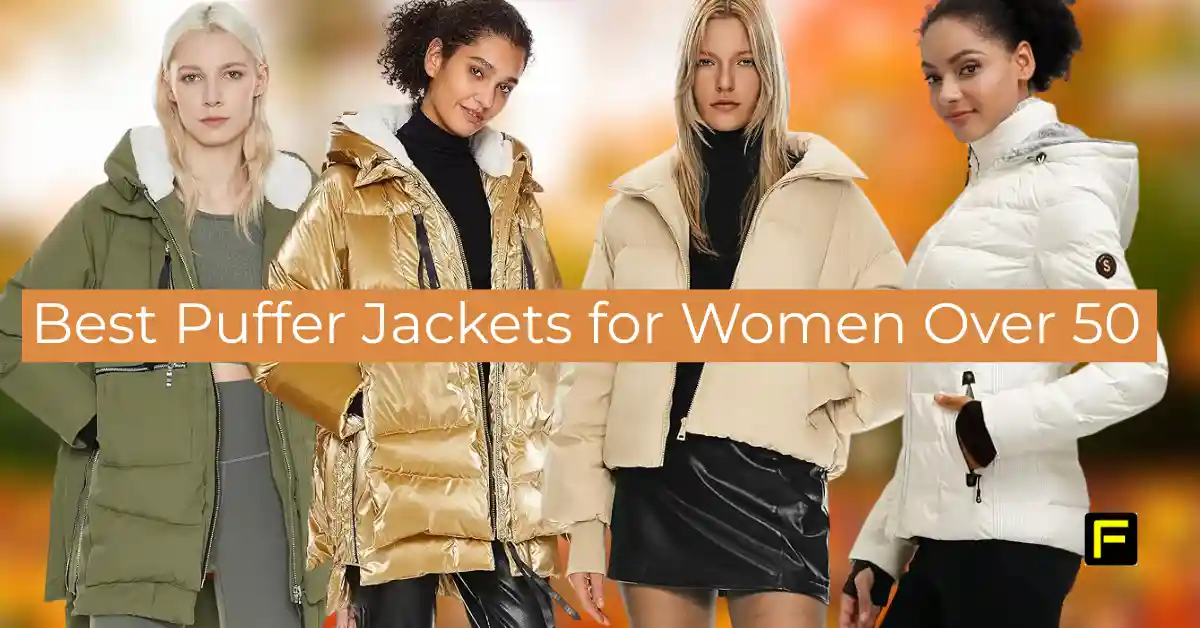 Best Puffer Jackets for Women Over 50. Featured image.