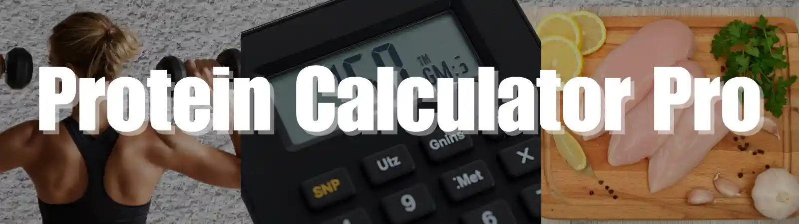 Protein Calculator Pro. Feature image.