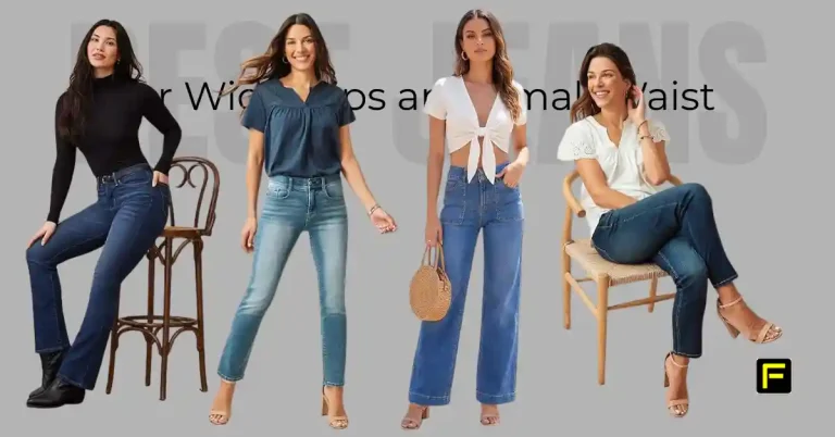 Best Jeans for Wide Hips and Small Waist. Featured image.