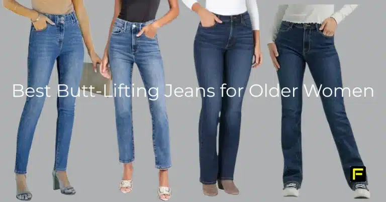 Best Butt-Lifting Jeans for Older Women. Featured image.