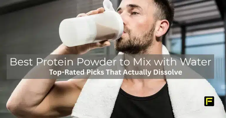 Best Protein Powder to Mix with Water. Featured image.