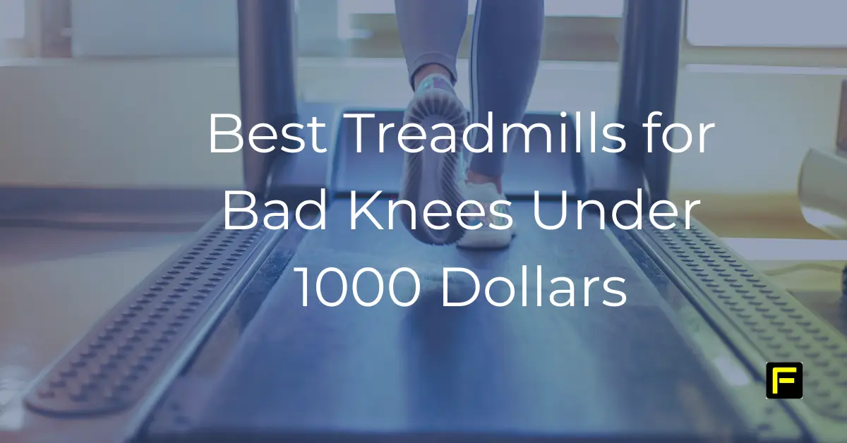 Best Treadmills for Bad Knees Under 1000 Dollars. Featured image.