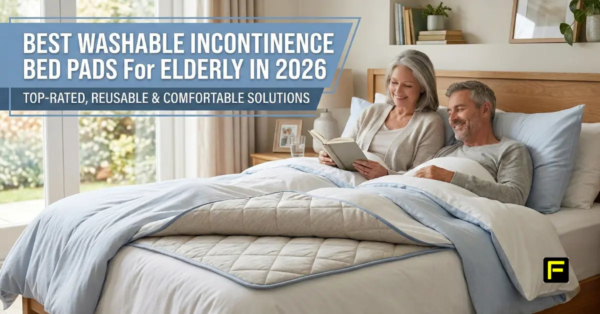 Best Washable Incontinence Bed Pads for Elderly in 2026. Featured image.