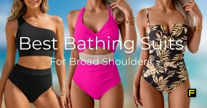 Best Bathing Suits for Broad Shoulders 7 Flattering Picks for Women Over 50. Featured image.