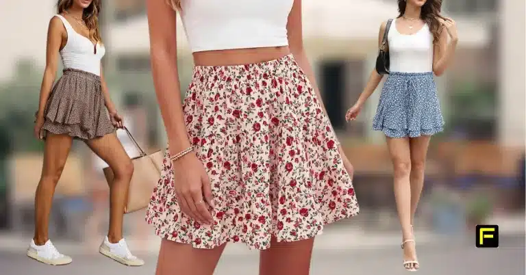 Best Flowy Shorts for Women Casual For Over 50. Featured image.