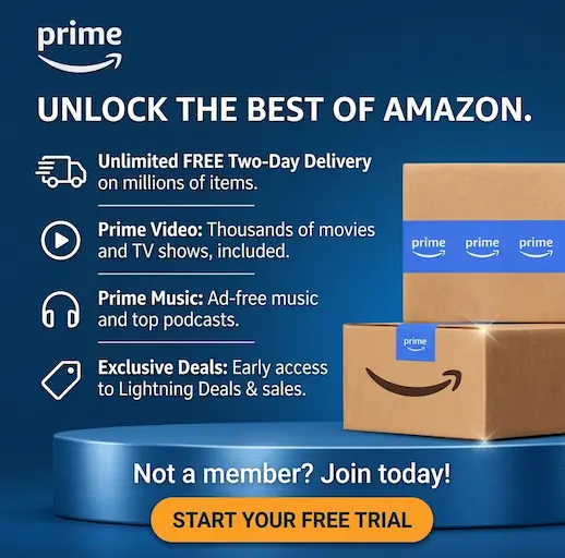 Home 2 Amazon Prime promotion